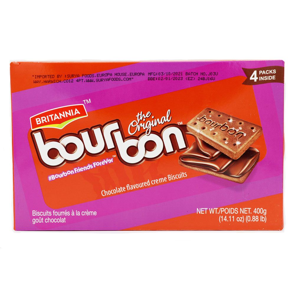 Britannia Bourbon 400g I Buy Online - Asian Dukan